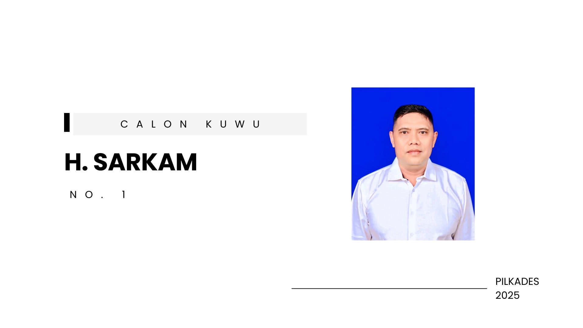 Calon Kuwu Urut No. 1