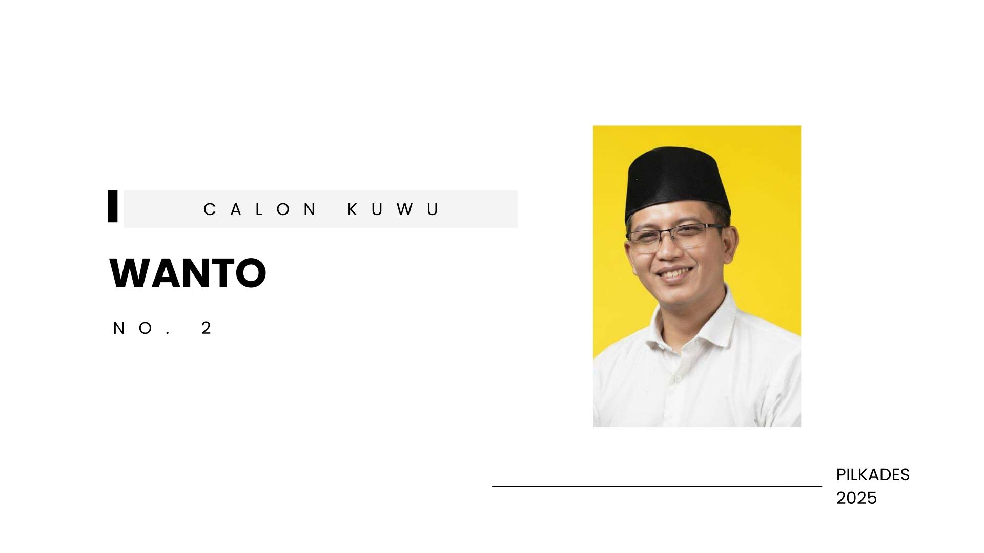 Calon Kuwu Urut No. 2